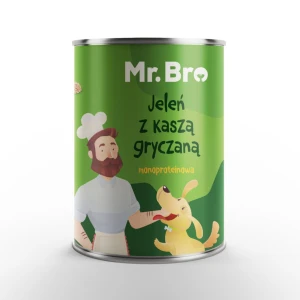 Mr. Bro - Jeleń z kaszą gryczaną 400g
