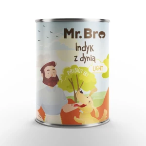Mr. Bro - Indyk z dynią light 400g